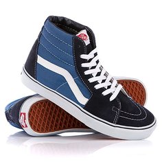 Кеды кроссовки высокие Vans Sk8-Hi Navy