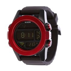 Часы Nixon The Unit Dark Red/Black Ano