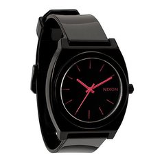 Часы Nixon The Time Teller P Black/Bright Pink