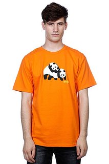 Футболка Enjoi Piggyback Pandas Orange