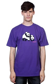 Футболка Enjoi Piggyback Pandas Purple