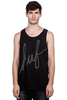 Майка Huf Script Tank Black