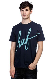 Футболка Huf Script Tee Navy