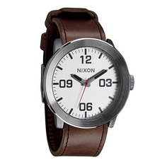 Часы Nixon Corporal Silver/Brown