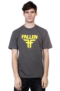 Футболка Fallen Insignia Logo Heather Grey