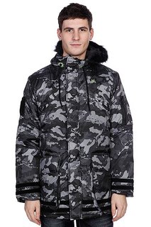 Пуховик Zoo York Zoo Snorkle Black (Camo)