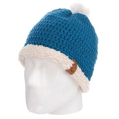 Шапка с помпоном Picture Organic Snowball Beanies Blue Petrol