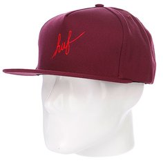 Бейсболка Huf Script Duck Snapback Wine