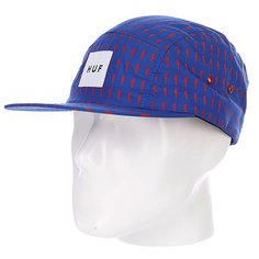 Бейсболка пятипанелька Huf Thunder Bolt Box Volley Blue/Red