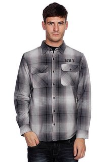 Рубашка утепленная Huf Alameda Quilted Premium Flannel Black/Charcoal