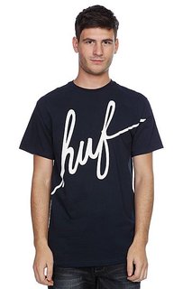 Футболка Huf Big Script Navy