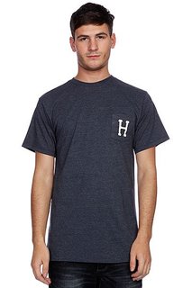 Футболка Huf Classic H Pocket Tee Denim Heather