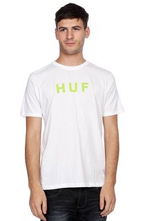 Футболка Huf Original Logo Tee True White