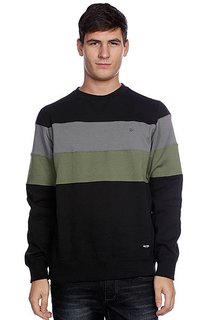 Свитшот Zoo York Striped Crew Black