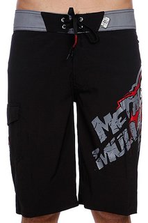 Шорты Metal Mulisha Boardshort Rousted Black