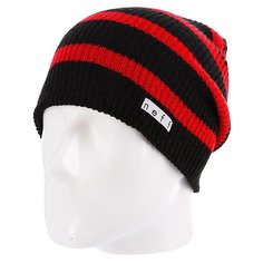 Шапка носок Neff Daily Stripe Black/Red