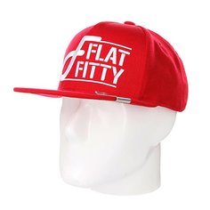 Бейсболка Flat Fitty Stacked Red