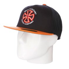 Бейсболка Flexfit Independent Bauhaus Cross Flexfit Black/Orange