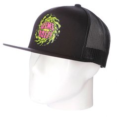 Бейсболка с сеткой Santa Cruz Slimeballs Trucker Black