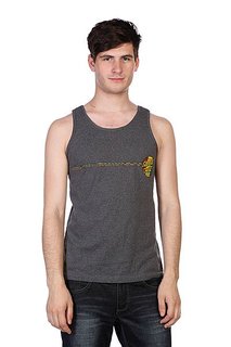 Майка Santa Cruz Rasta Haka Tank Charcoal Heather