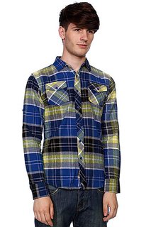 Рубашка в клетку Zoo York Haworth Deep Blue