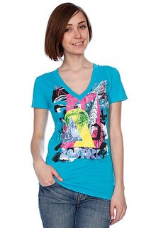 Футболка женская Zoo York Big Apple Tee Blue Bird