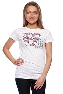 Футболка женская Zoo York Team Zoo White