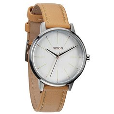 Часы женские Nixon Kensington Leather Natural/Silver