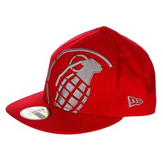 Бейсболка New Era Grenade Big Crop NewEra Red/Gray