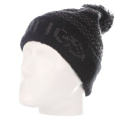 Шапка с помпоном женская Rip Curl Megan Beanie Black