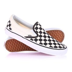 Слипоны Vans U Classic Slip-On Blk Whtchckerbo Black