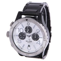 Часы Nixon 48-20 Chrono Black/Silver