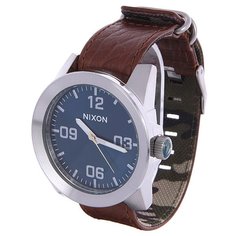 Часы Nixon Corporal Brown/Blue Sunray