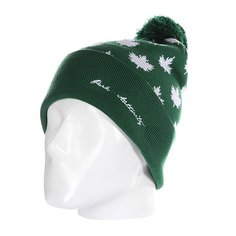 Шапка с помпоном K1X Foliage Bommel Beanie Green