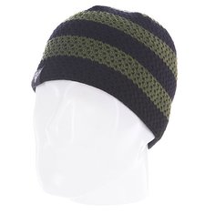 Шапка Fallen Buffalo Striped Knits Beanie Olive/Black