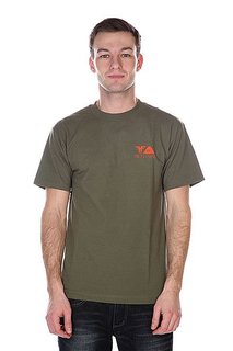 Футболка Fallen Poler X Fallen Shirt Army/Orange