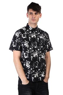 Рубашка Huf Floral S/S Woven Black Floral