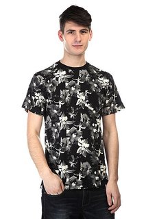 Футболка Huf Floral Pocket Tee Black White