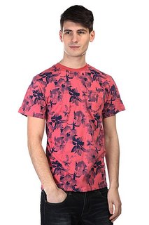 Футболка Huf Floral Pocket Tee Salmon Navy