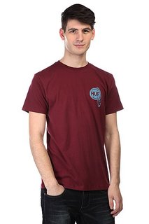 Футболка Huf Native Tee Burgundy