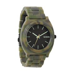 Часы Nixon Time Teller Acetate Matte Black/Camo