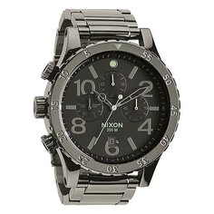 Часы Nixon 48-20 Chrono Polished Gunmetal/Lum