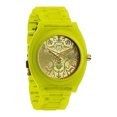 Часы женские Nixon Time Teller Acetate Neon Yellow/Beetlepoint
