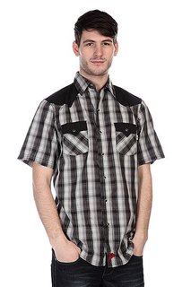Рубашка в клетку Independent Ch Winchester Collared Grey Plaid