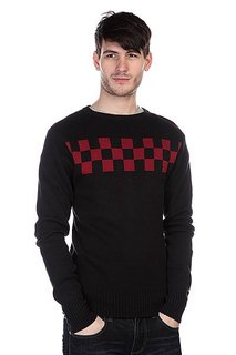 Свитер Independent Speed Crew Black/Oxblood
