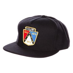 Бейсболка Huf Badge Snapback Black