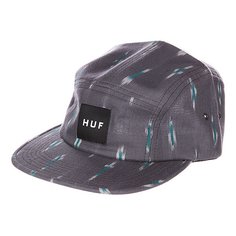 Бейсболка пятипанелька Huf Ikat Volley Light Grey