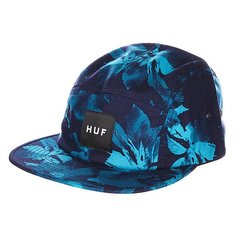 Бейсболка пятипанелька Huf Oxford Mesh Volley Navy Floral