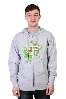 Толстовка классическая Fallen Eclipse Zip Hood Grey/Green