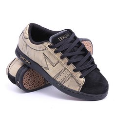 Кеды кроссовки низкие Dekline Logan Gold/Black Scratchatch